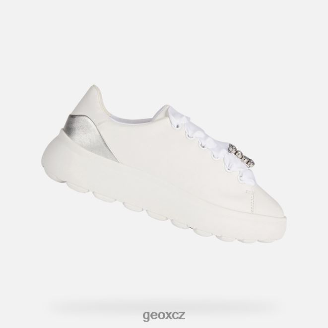 spherica ec4.1 žena 4NH06267 bílá/stříbrná Geox