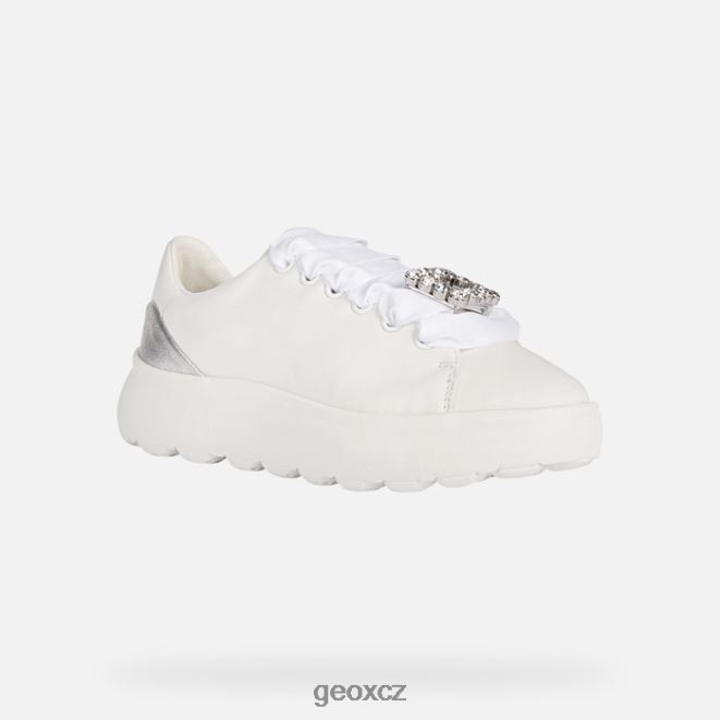 spherica ec4.1 žena 4NH06267 bílá/stříbrná Geox