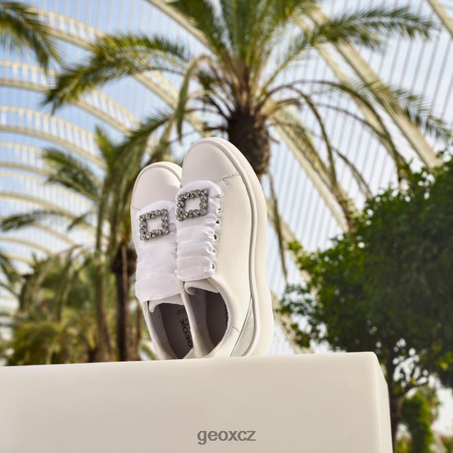 spherica ec4.1 žena 4NH06267 bílá/stříbrná Geox