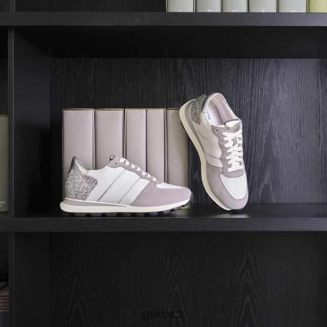 spherica vseries žena 4NH06330 bílá/stříbrná Geox