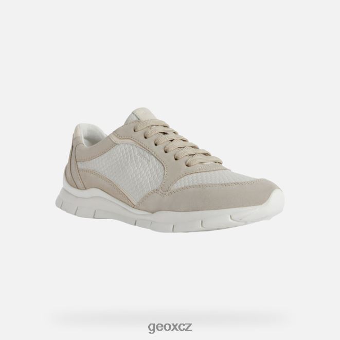 sukie žena 4NH06181 světle šedohnědá/krémová Geox