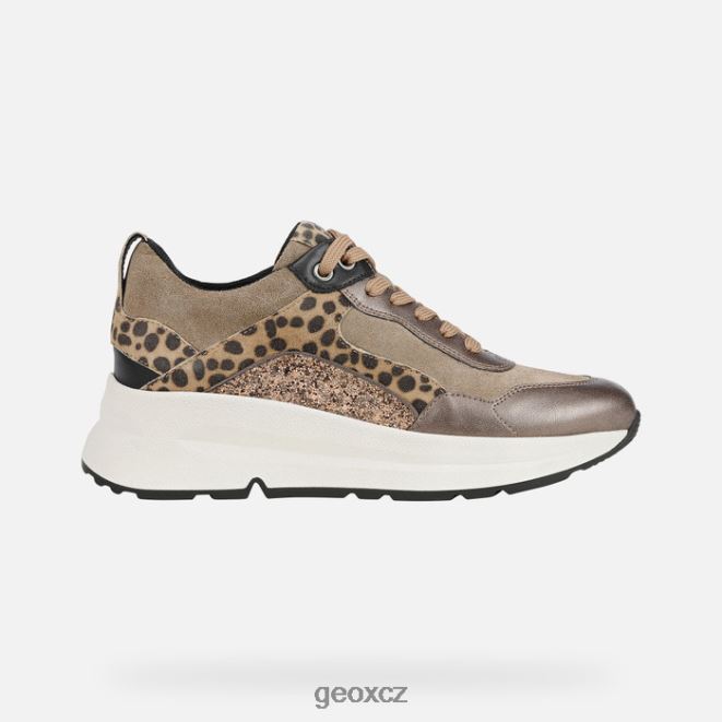 zadní žena 4NH06608 tmavě béžová/tabáková Geox