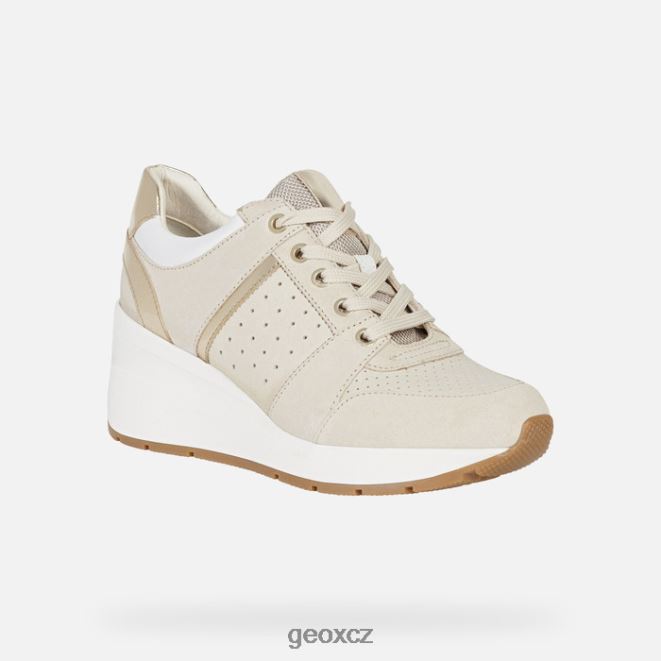 zosma žena 4NH06521 béžový Geox